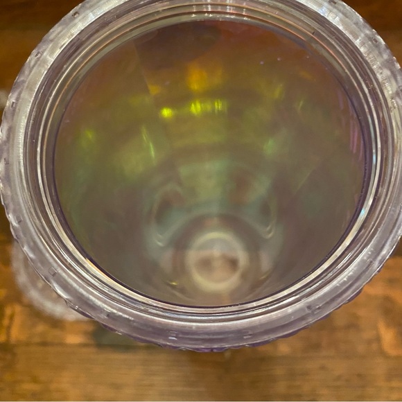 Starbucks Jeweled Bling Holiday 2021 24 Oz Diamond Iridescent Tumbler With Straw - Picture 5 of 5